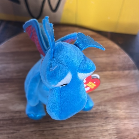 TY beanie babies stuffy the dragon plush NWT - Picture 5 of 11
